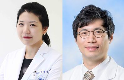 사진 왼쪽부터 명지병원 신현영 교수, 충북대 강희택 교수