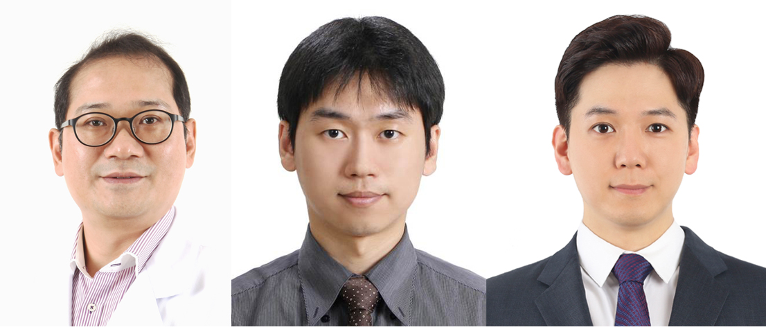 사진 왼쪽부터 고대 구로병원 간센터 김지훈 교수, 이영선 교수, 현명한 교수