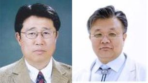 사진 왼쪽부터 최보율 교수, 유진홍 교수