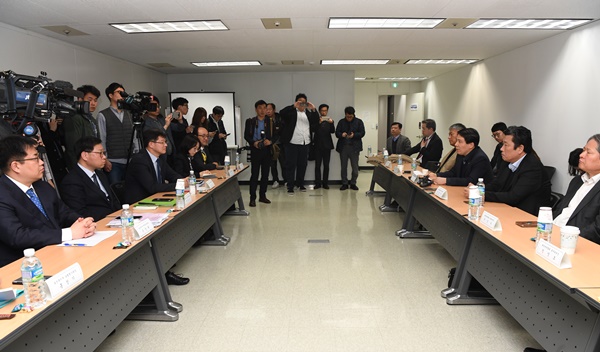 지난 3월 29일 열린 의정 실무협의회 모습.
