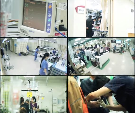 이미지 출처: 보건복지부가 제작한 '응급실의 재발견 응급남녀' 동영상 갈무리.