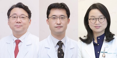 서울아산병원 소아종양혈액과 임호준·고경남·김혜리(사진, 왼쪽부터)