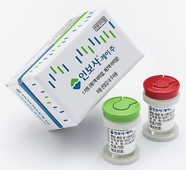 인보사케이주는 코오롱생명과학이 2017년 7월 12월 식품의약품안전처 허가를 받아 시판하고 있는 세계 최초의 골관절염 유전자치료제이다. 이미지 출처: 코오롱생명과학 홈페이지