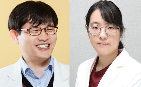 사진 왼쪽부터 중앙대병원 혈액종양내과 황인규·박송이 교수.