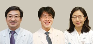 사진 왼쪽부터 김태원·홍용상·김선영 교수.