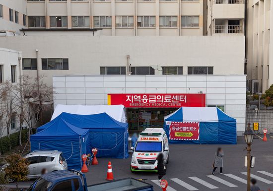 대구가톨릭대병원 응급센터 앞 모습. 사진 제공: 대구가톨릭대병원