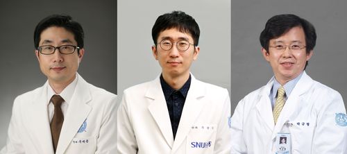 사진 왼쪽부터 분당서울대병원 안과 우세준 교수, 주광식 교수, 박규형 교수.