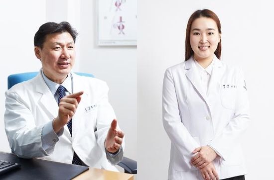 사진 왼쪽부터 강동경희대학교병원 외과 조진현‧조성신 교수