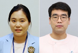 왼쪽부터 최민경, 오영준 간호사.