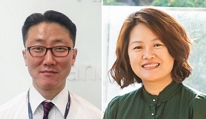 사진 왼쪽부터 김동욱·최옥희 상무.