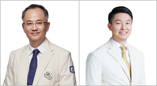 사진 왼쪽부터 서울성모병원 정형외과 김영훈 교수, 은평성모병원 정형외과 박형열 교수
