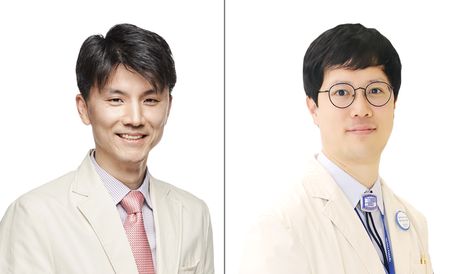 사진 왼쪽부터 서울성모병원 소화기내과 장정원, 은평성모병원 소화기내과 양현 교수
