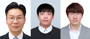 사진 왼쪽부터 조일주 교수, 신효근·윤유상 박사후연구원