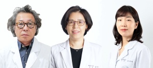 사진 왼쪽부터 신철 연구교수, 김난희·유지희 교수