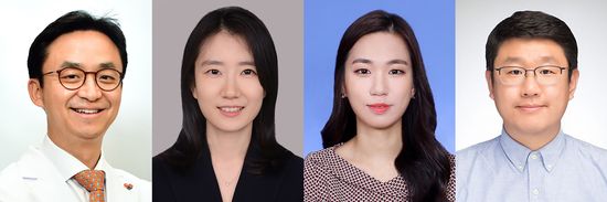 사진 왼쪽부터] 서울대병원 최의근 교수, 이소령 교수, 배난영 전공의, 숭실대 한경도 교수
