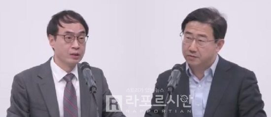 사진 왼쪽부터 연세대 보건대학원 장욱 교수, 단국대 의대 박형욱 교수.
