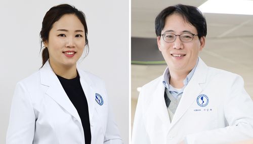 사진 왼쪽부터 아주대병원 김민지, 이일재 교수.