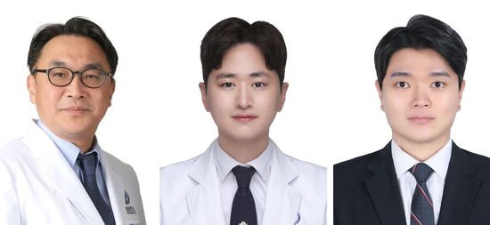 사진 왼쪽부터 성학준 교수, 하현수 강사, 이찬희 연구원.