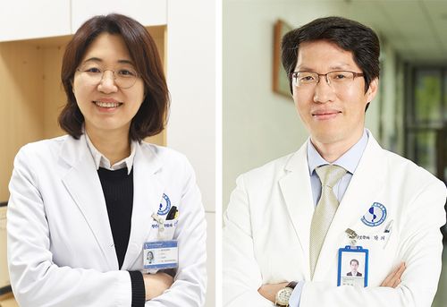 사진 왼쪽부터 신윤미 교수, 박래웅 교수.