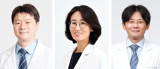 사진 왼쪽부터 신경과 권혁성, 핵의학과 김지영, 신경과 고성호 교수