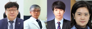 사진 왼쪽부터 김현·이현우 교수, 양수현·양에스더 연구교수
