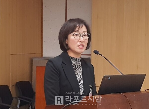 병원약사회 정경주 부회장.