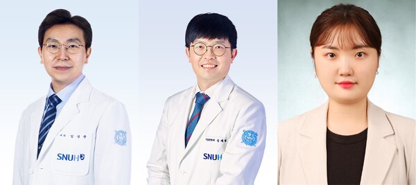 사진 왼쪽부터 임성윤 교수, 정세영 교수, 이하은 연구원
