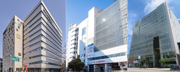 사진 왼쪽부터 서울부민병원, 부산부민병원, 해운대부민병원.