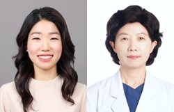 사진 왼쪽부터 주진원 전공의, 오민정 교수